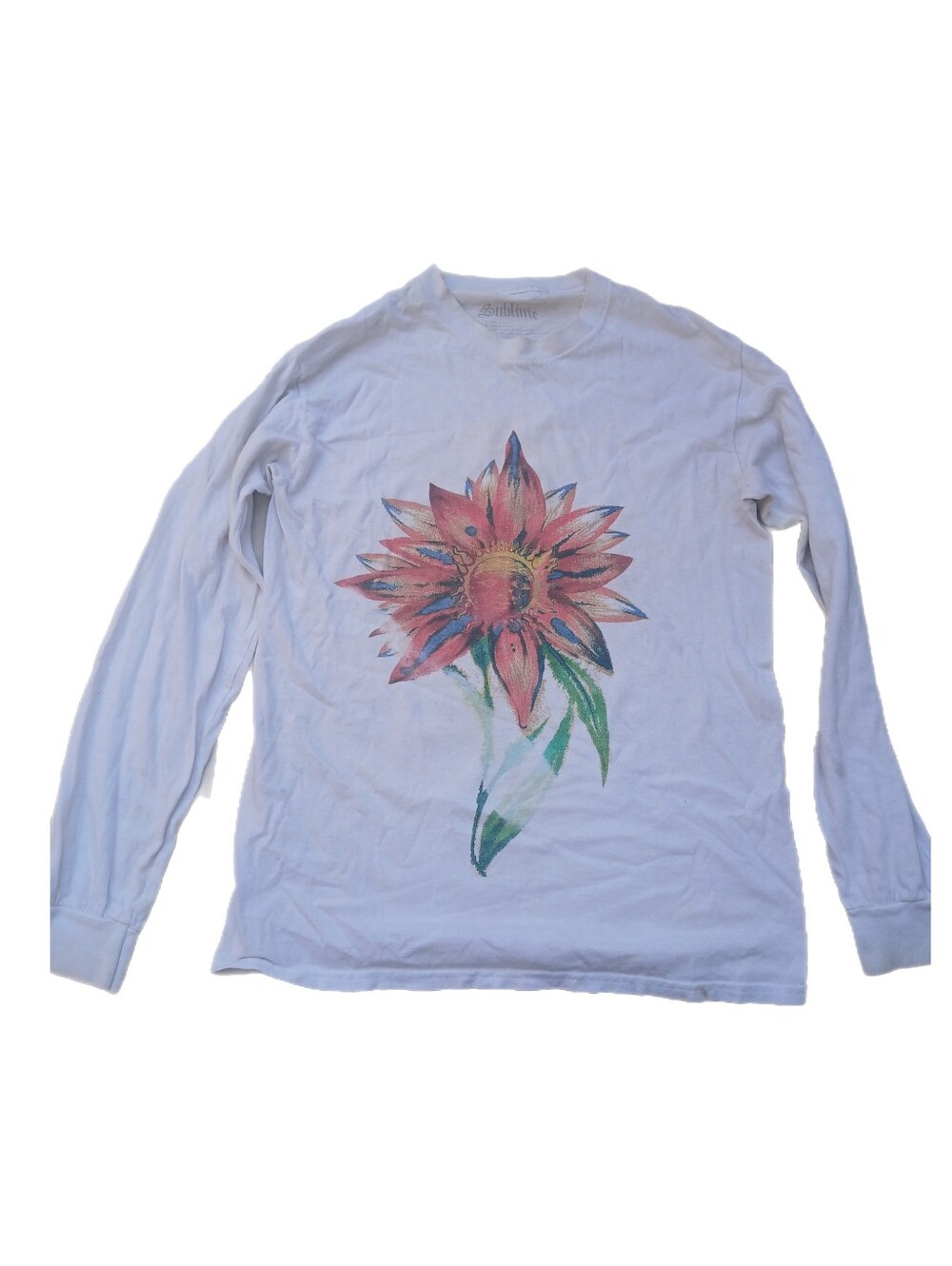 Sublime White Cotton Long Sleeve Shirt